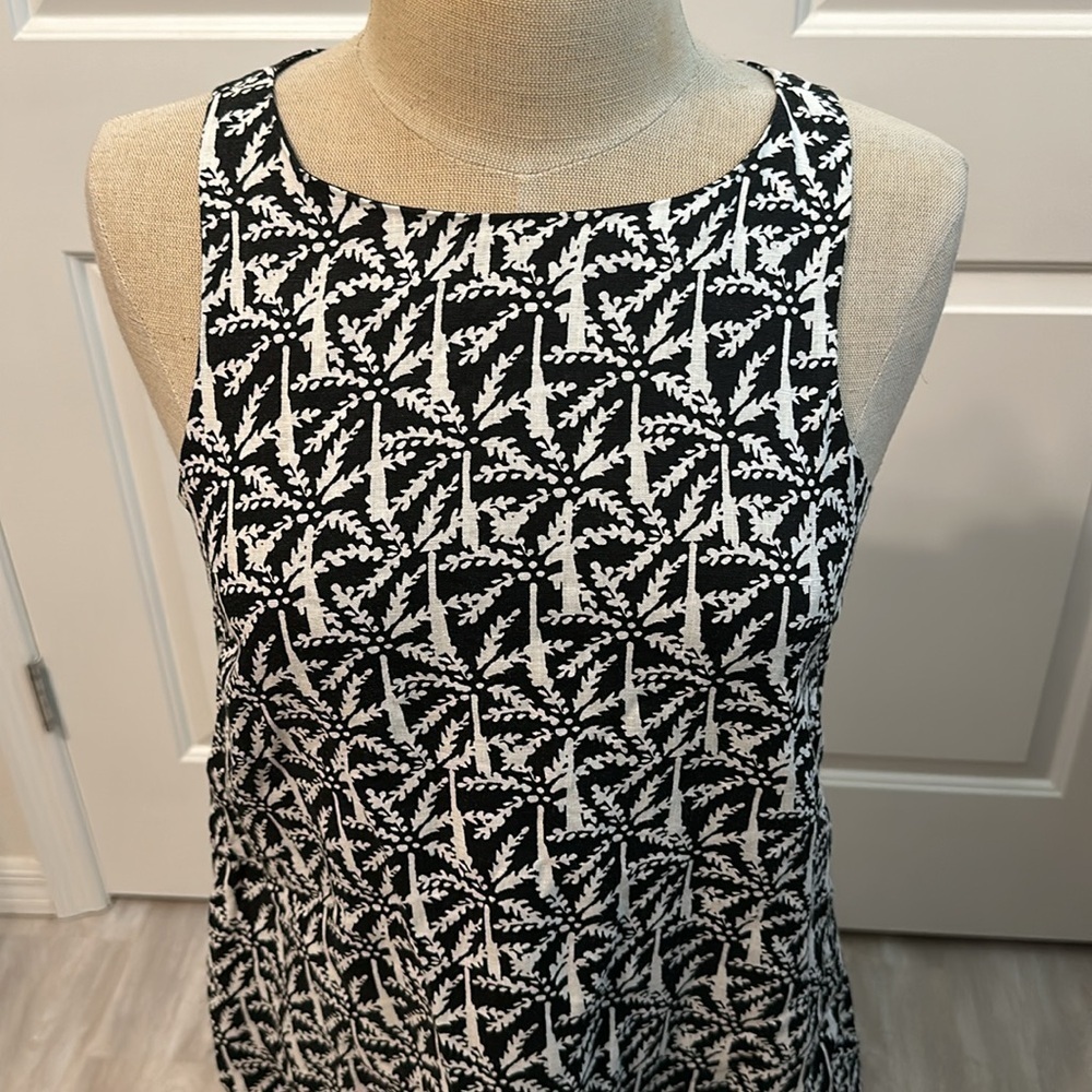 VINEYARD VINES PALM CISCO SWING SLEEVELESS MINI DRESS GUC SZ 2 CAREER CRUISE - Picture 5 of 11